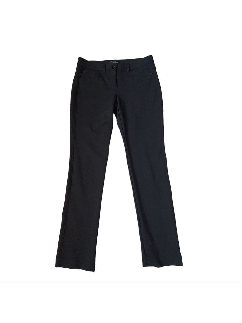 WHBM Slim Leg Black Stretch Pants Size 2S EUC